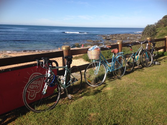 Bike riding Toowoon Bay